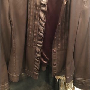 Leather jacket